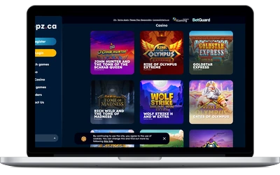 Toppz Casino site